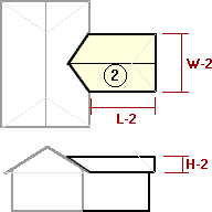 Hip Roof Area Calculator